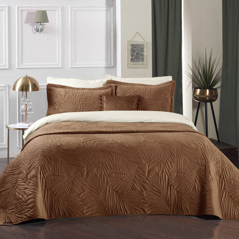 CLARA GRİ YATAK ÖRTÜSÜ SETİ ÇİFT KİŞİLİK