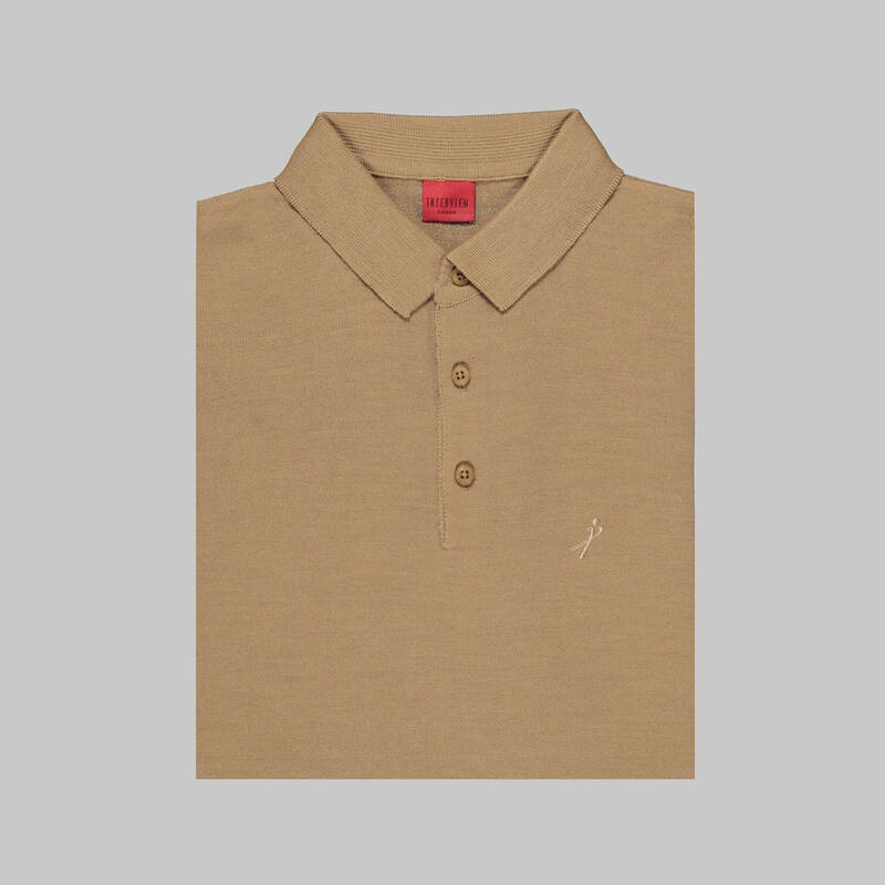 DÜĞMELİ POLO YAKA SİYAH TRİKO KAZAK