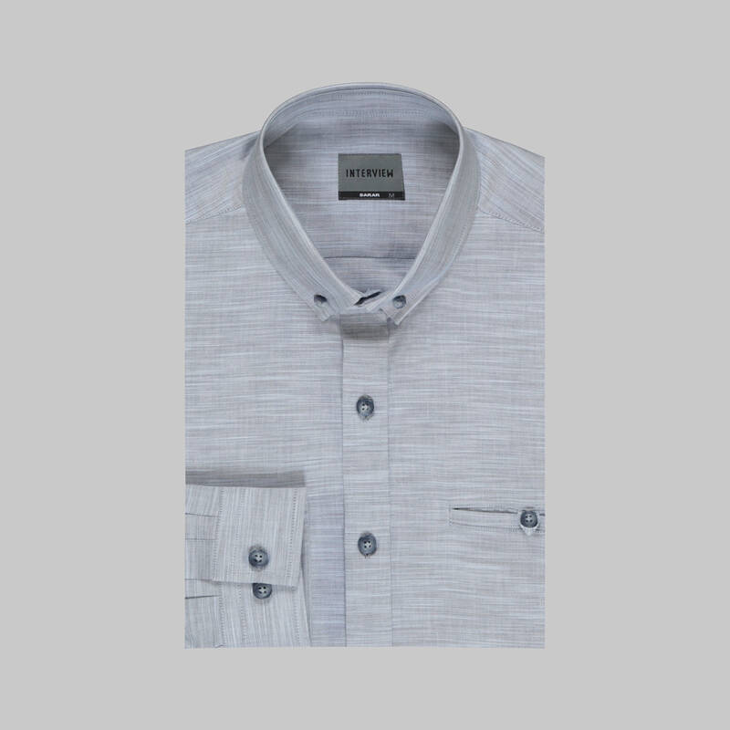 GOIAS UZUN KOL AÇIK KAHVERENGİ GÖMLEK