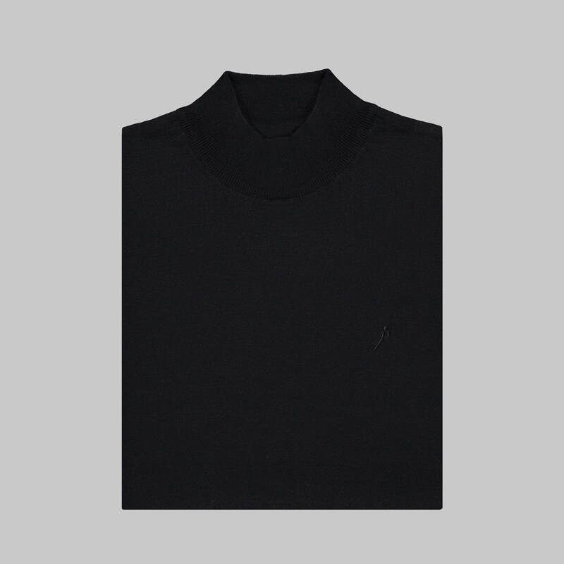 SİYAH YARIM BALIKÇI TRİKO