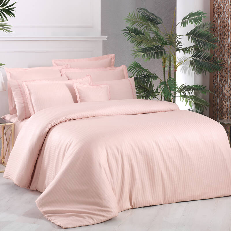 JACQUARD STRIPE KING SIZE NEVRESİM TAKIMI