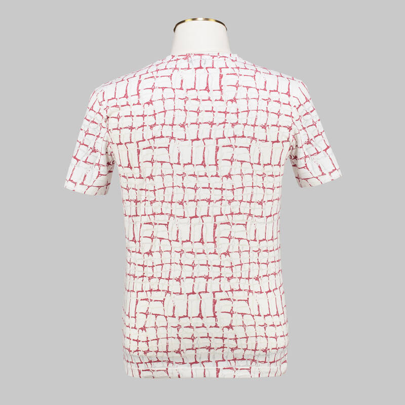 INTERVIEW BİSİKLET YAKA BORDO T-SHIRT