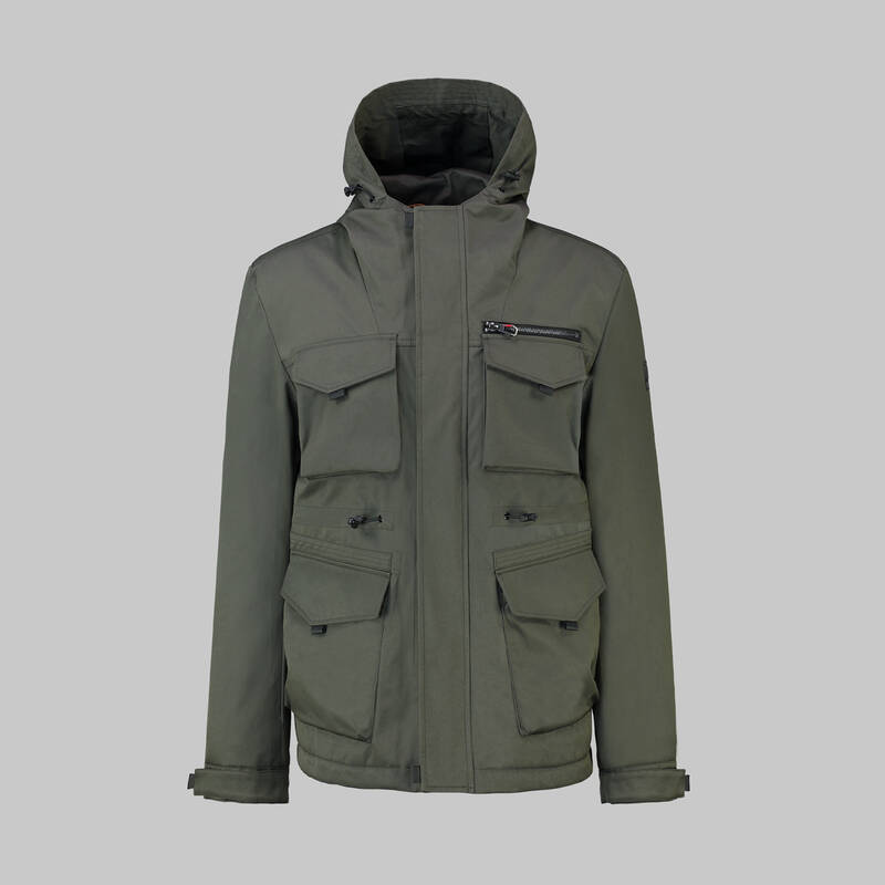 SAFARİ KAPÜŞONLU SİYAH KABAN