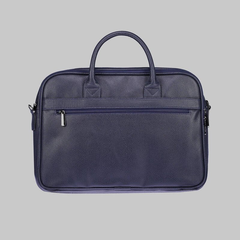 LACİVERT ASKILI EVRAK ÇANTASI