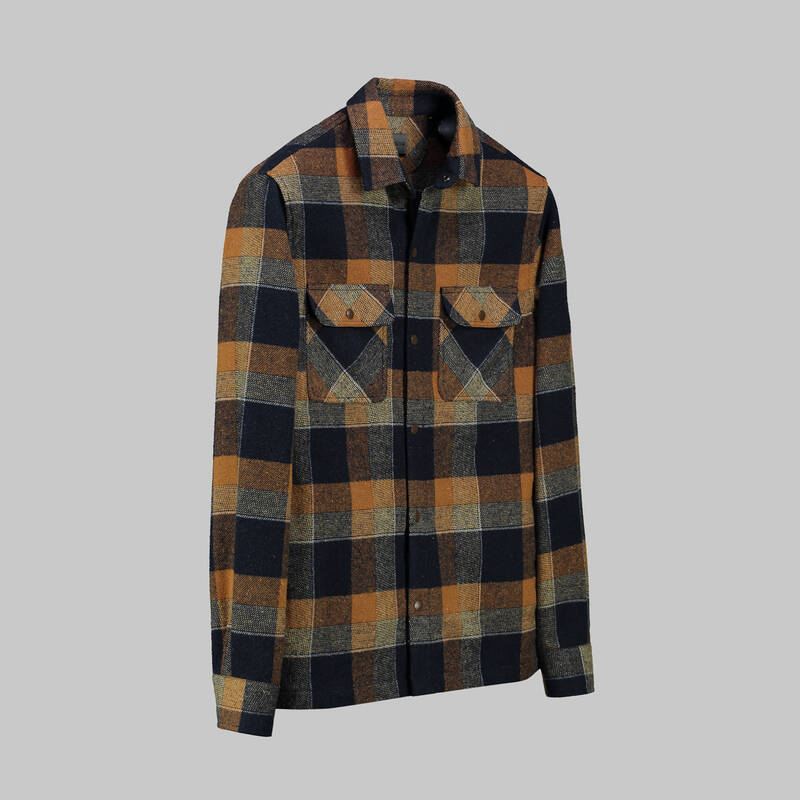 MORESCO KARELİ HARDAL GÖMLEK CEKET