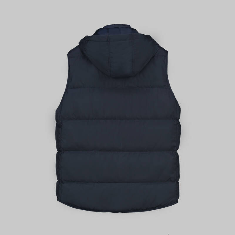 ÇIKMA KAPÜŞONLU DOLUM LACİVERT YELEK