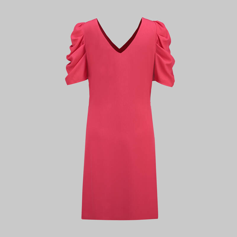 LILLIAM MERCAN RENGİ ELBİSE