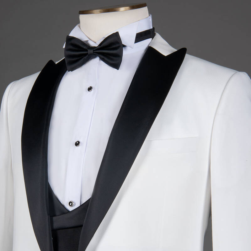 HAPPY NIGHT CARLO YELEK PAPYON TAKIM SİYAH SMOKİN