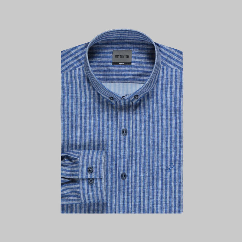 GOIAS ÇİZGİLİ PARLEMENT GÖMLEK