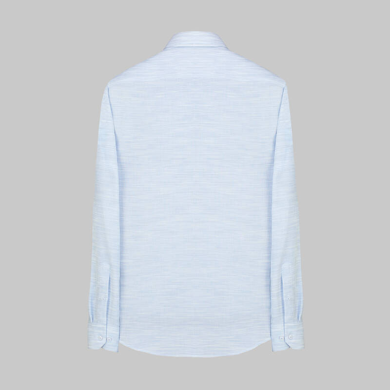 ELETA MAVİ SLİM GÖMLEK