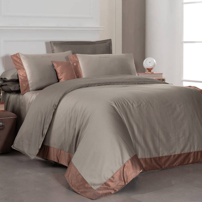 VORONEJ SATEN KING SIZE EKRU NEVRESİM TAKIMI