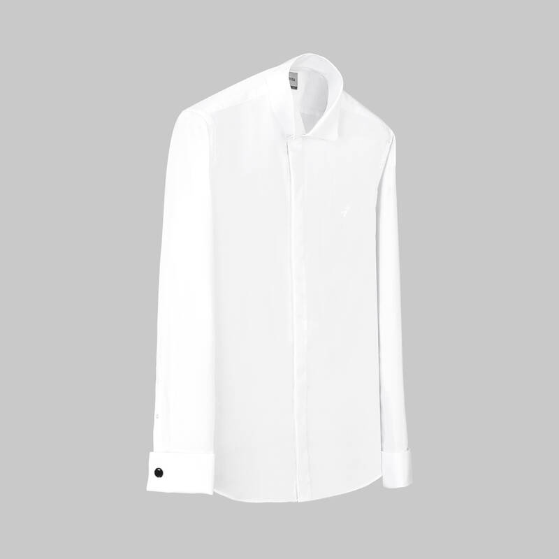 GROOM BEYAZ SMOKİN GÖMLEK