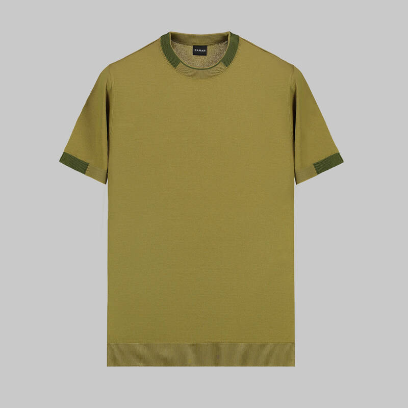 BİSİKLET YAKA KISA KOL BEYAZ TRİKO