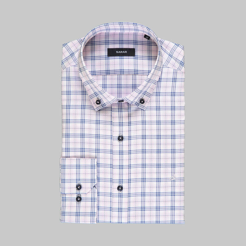 ELETA SLIMEO EKOSE SARI GÖMLEK