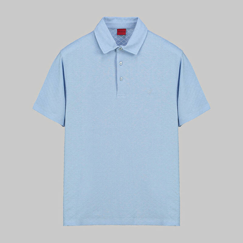 POLO YAKA PETEK DESENLİ YEŞİL TİŞÖRT