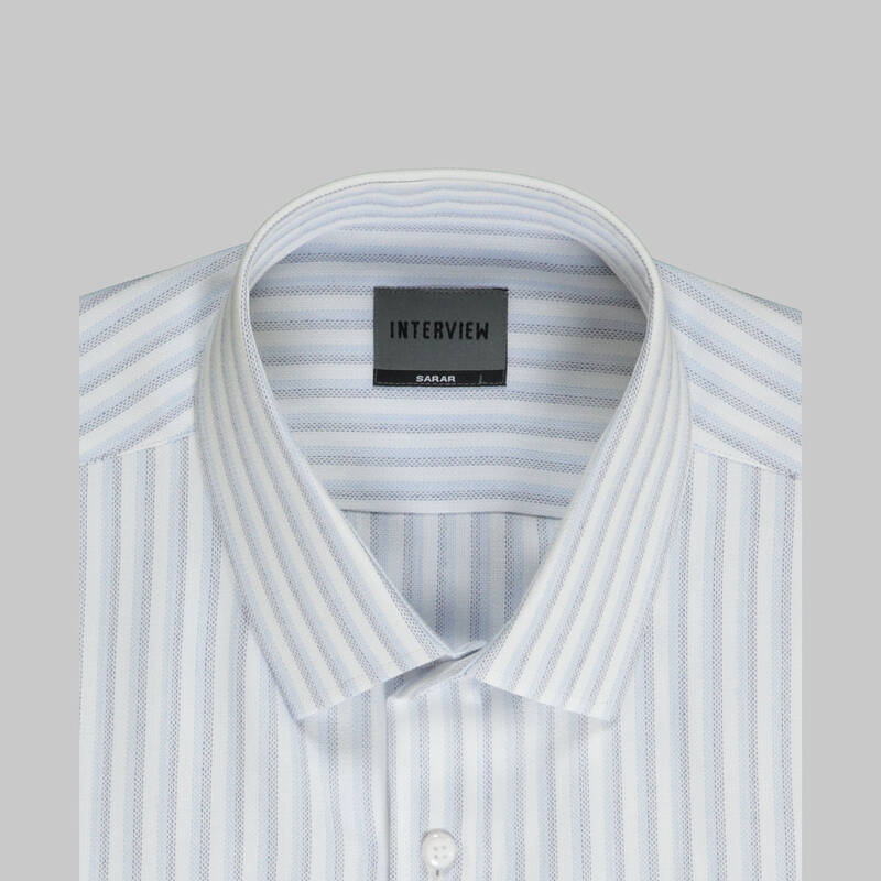 SOSA UZUN KOL SOHO ÇİZGİLİ MAVİ GÖMLEK