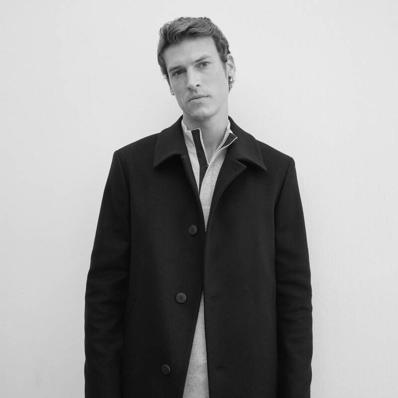 HOWARD LACİVERT ERKEK KABAN