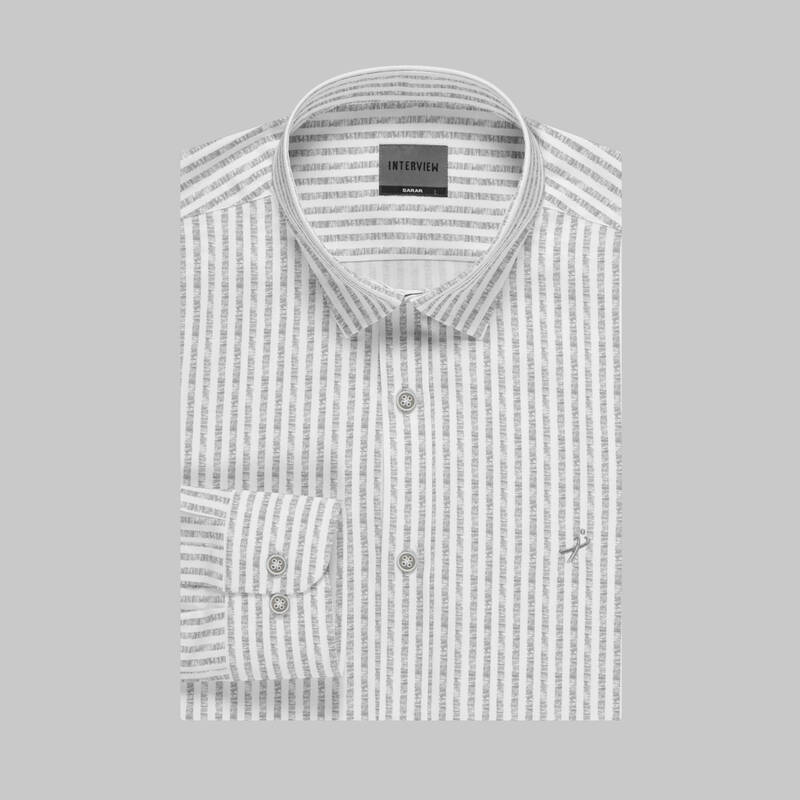 ARTOS ÇİZGİLİ MAVİ GÖMLEK