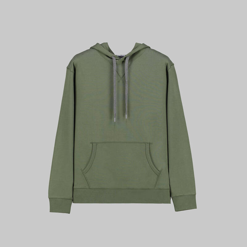 HAKİ KAPÜŞONLU SWEATSHIRT