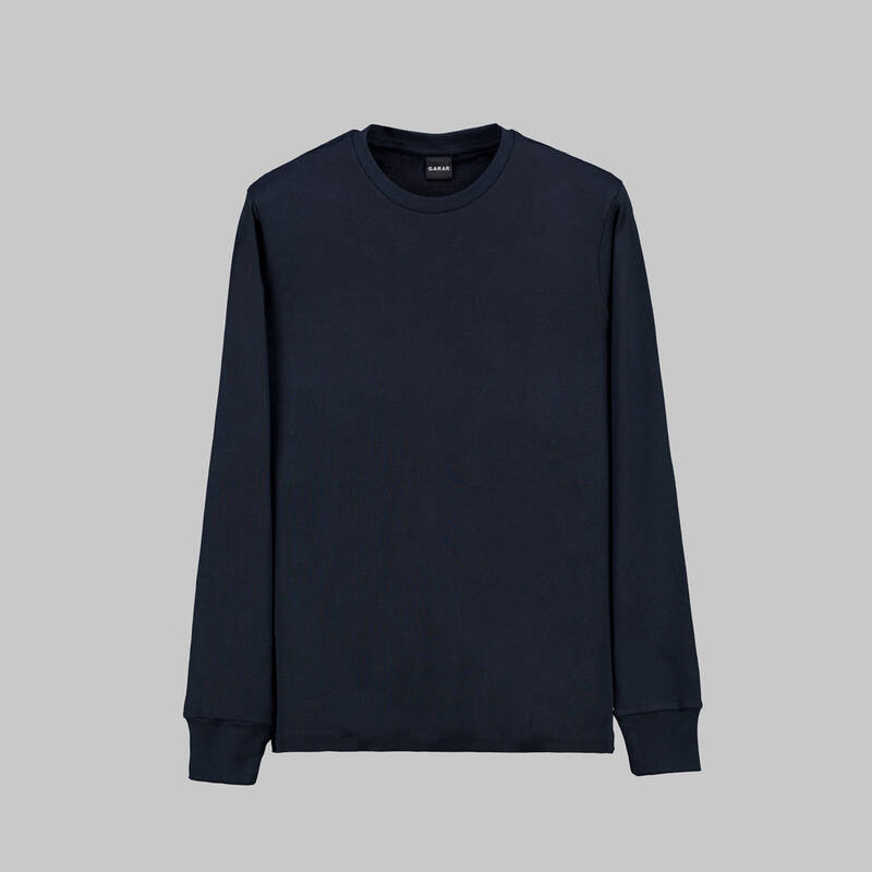 SARAR BİSİKLET YAKA LACİVERT TİŞÖRT