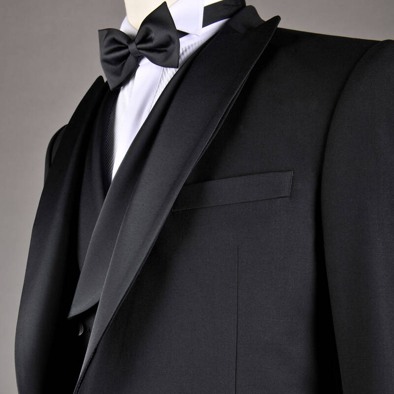 HAPPY NIGHT AMOR SİYAH SMOKİN YELEK PAPYON TAKIM