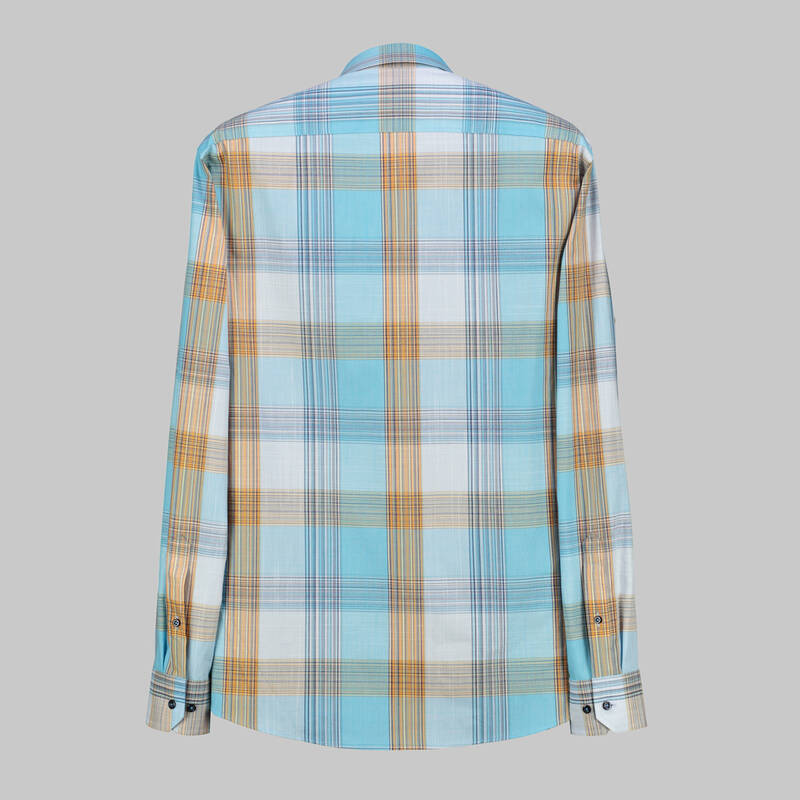 ELETA SLIMEO TURKUAZ GÖMLEK