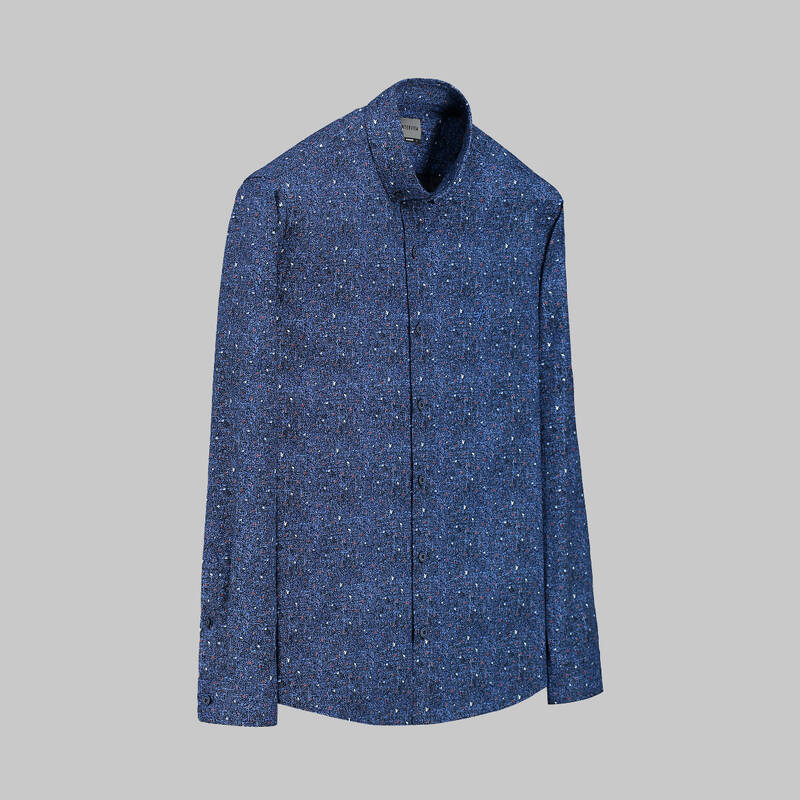 GOIAS SİYAH UZUN KOL SLİM GÖMLEK