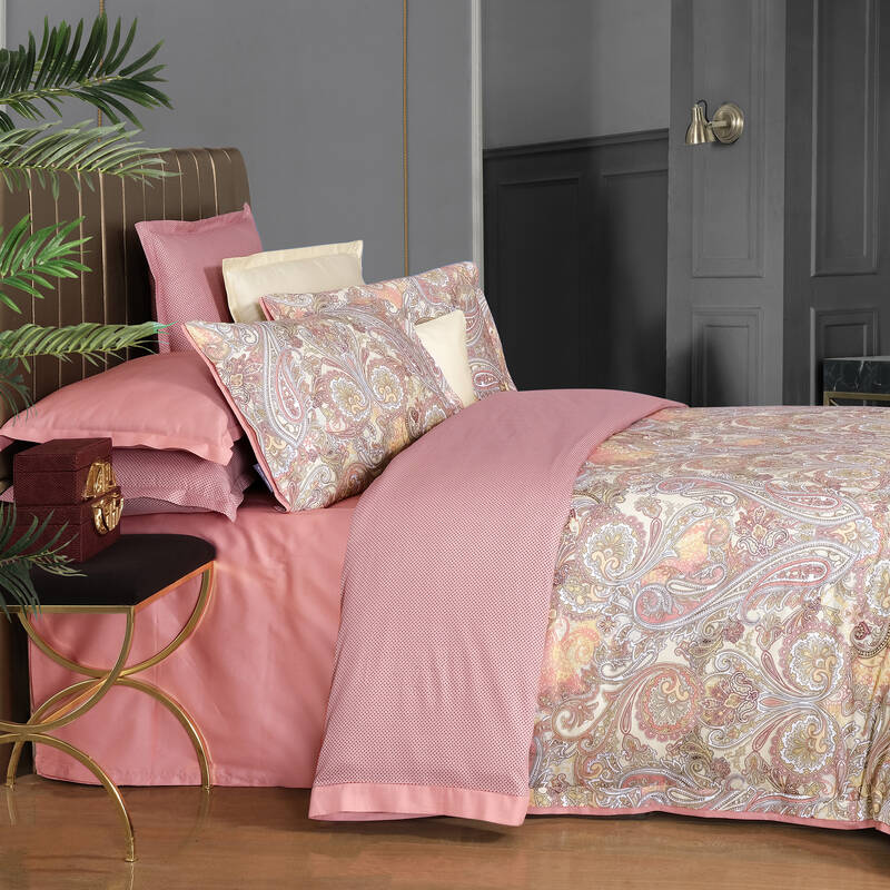 VOLGA SATEN ÇİFT KİŞİLİK MAVİ NEVRESİM TAKIMI