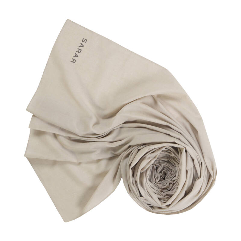 SİYAH PAMUK KETEN ŞAL