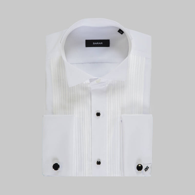 LUCAS BEYAZ SMOKİN GÖMLEK