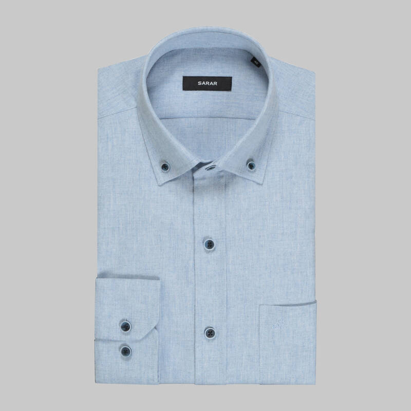 ELETA UZUN KOL BEJ KLASİK GÖMLEK