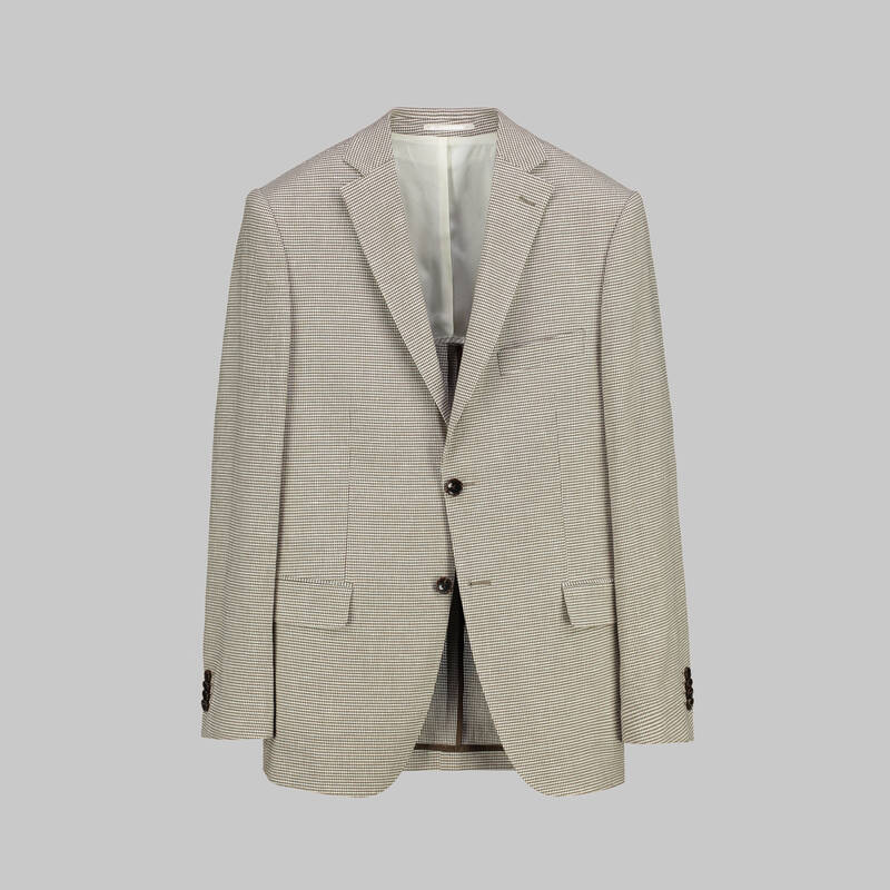 REXFORD DESENLİ BEJ CEKET