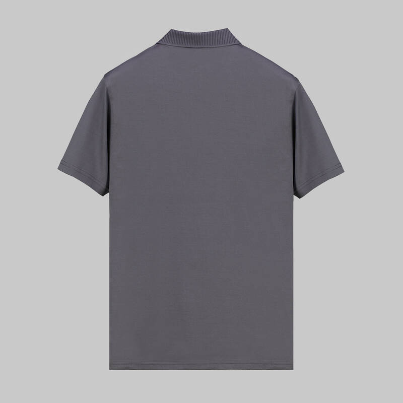 POLO YAKA KISA KOL GRİ TİŞÖRT