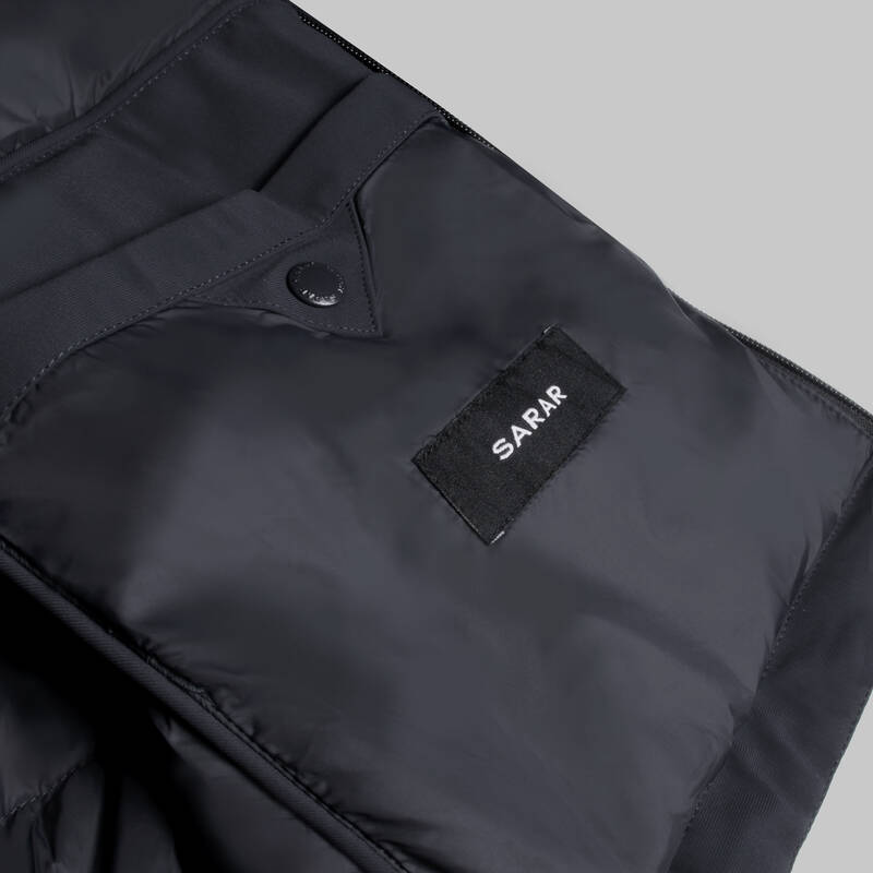 KAPÜŞONLU İÇİ DOLUM SİYAH MONT