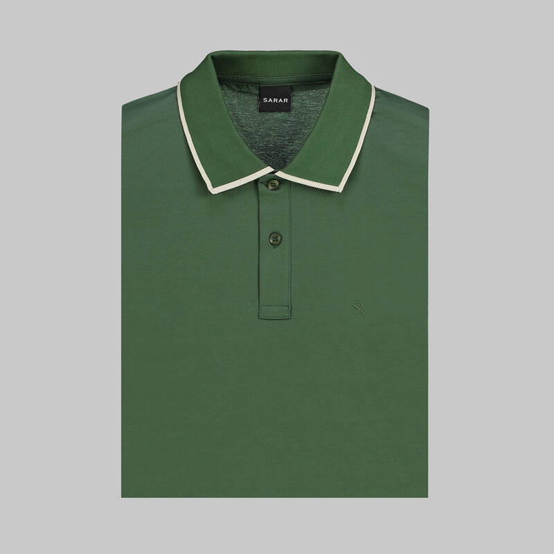 POLO YAKA PAMUKLU LACİVERT TİŞÖRT