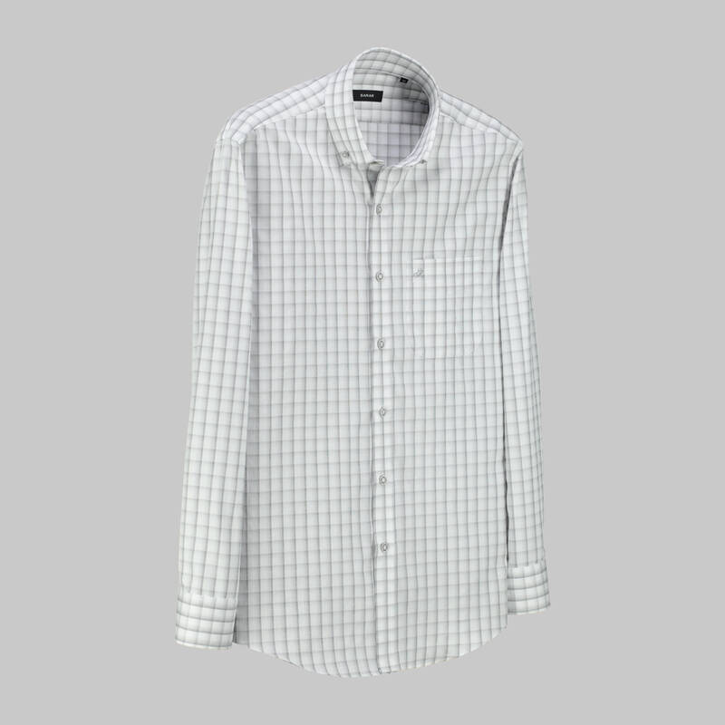 ELETA SELECTION KARELİ MAVİ GÖMLEK