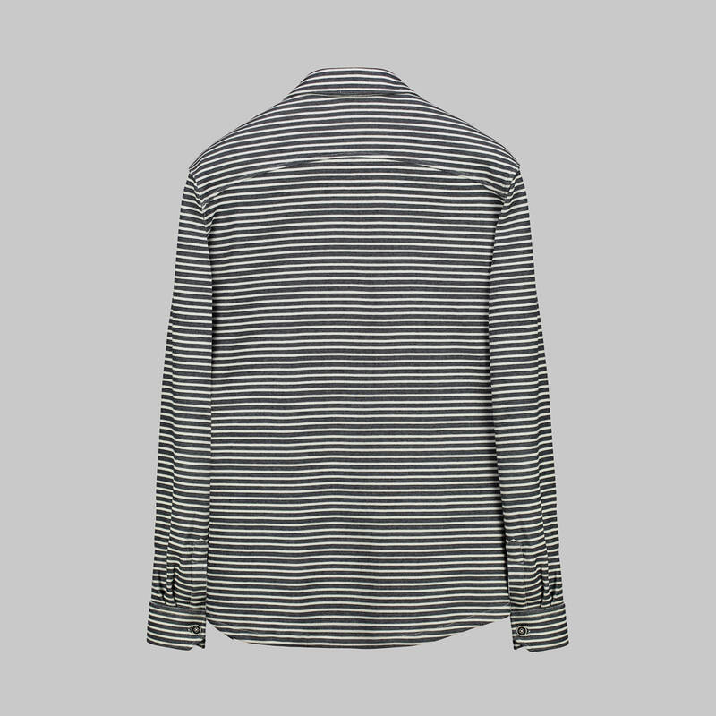 K-6 ÇİZGİLİ YEŞİL GÖMLEK