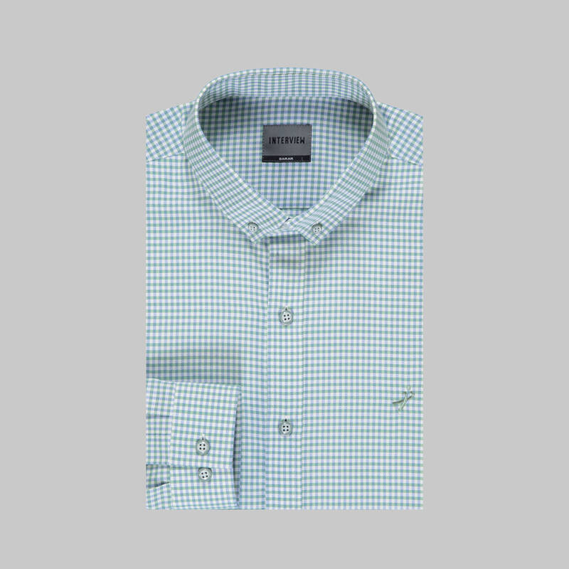 GOIAS KARELİ KOYU KAHVERENGİ GÖMLEK