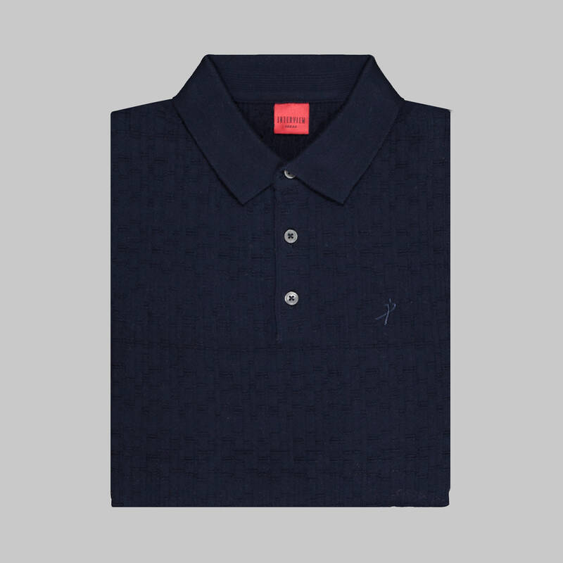 POLO YAKA KISA KOL LACİVERT TRİKO