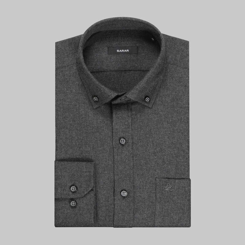 ELETA UZUN KOL BEJ KLASİK GÖMLEK