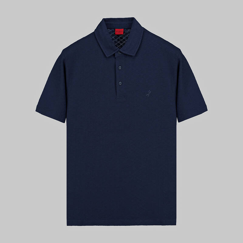 POLO YAKA PETEK DESENLİ YEŞİL TİŞÖRT