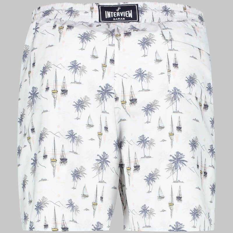 VILE BEYAZ YELKENLİ DENİZ ŞORTU