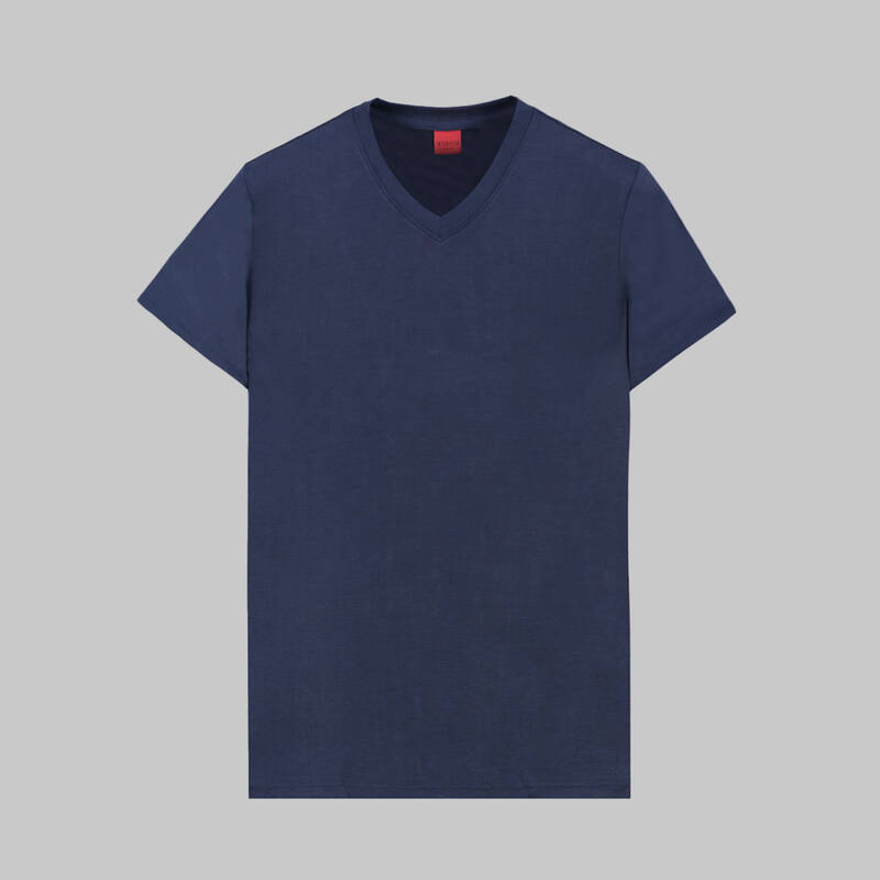 V YAKA BEYAZ TİŞÖRT