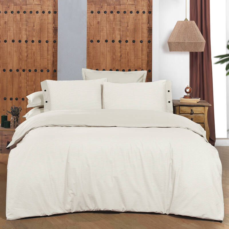 NEW FANCY STRIPE ÇİFT KİŞİLİK MAVİ NEVRESİM TAKIMI