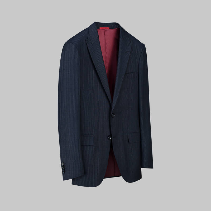 AMARA RESTA ÇİZGİLİ SİYAH TAKIM ELBİSE