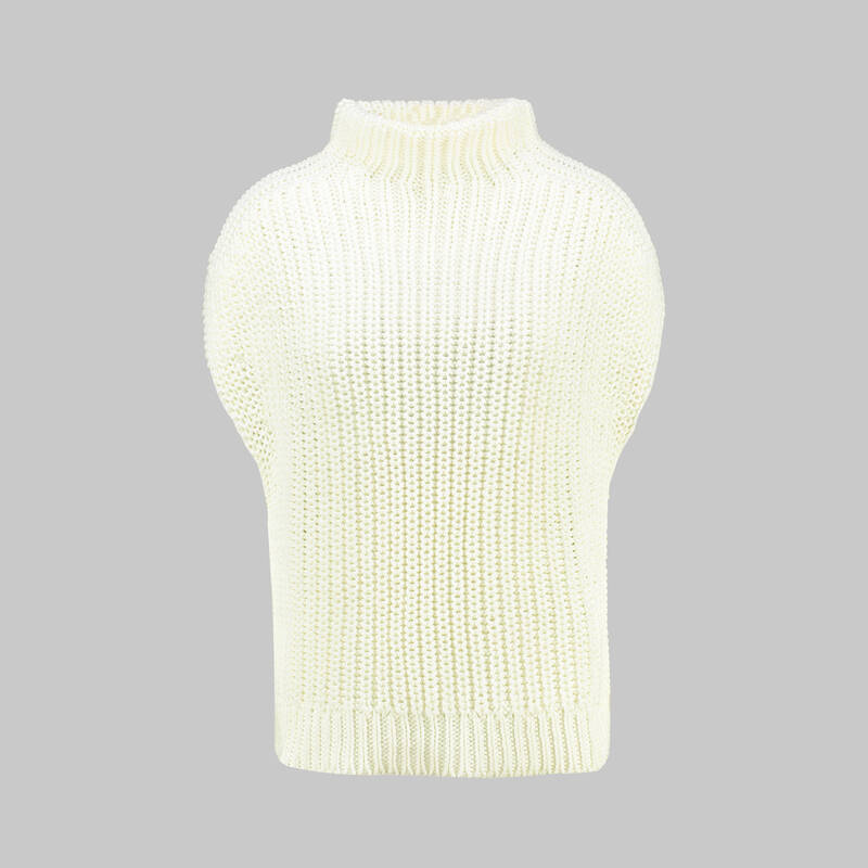 ANDRA EKRU BOĞAZLI KAZAK