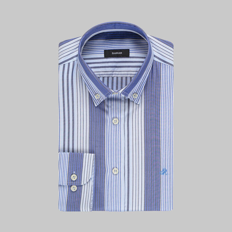 ELETA MAVİ SLİM GÖMLEK