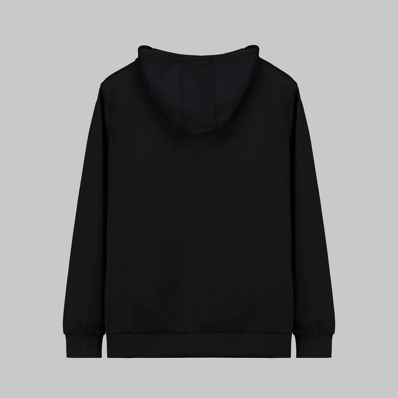KAPÜŞONLU SİYAH SWEATSHIRT