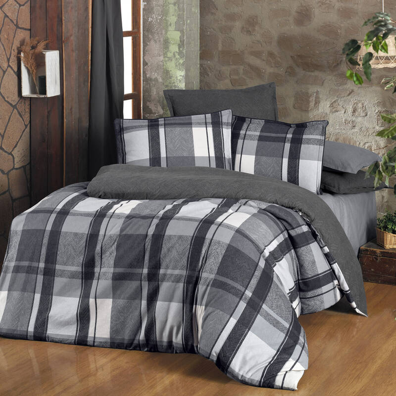 MARKIS FLANEL YEŞİL KING SIZE NEVRESİM TAKIMI