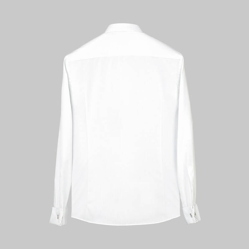 SAVERIO GENİŞ MANŞET BEYAZ GÖMLEK